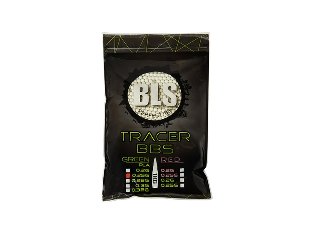 BLS BIO Tracer pellets 0,25g, 4000 BBs - Green Illuminating