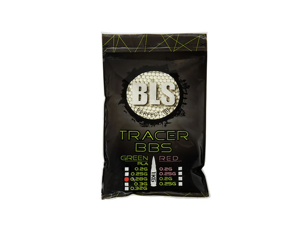 BLS BIO Tracer pellets 0,28g, 3500 BBs - Green Illuminating