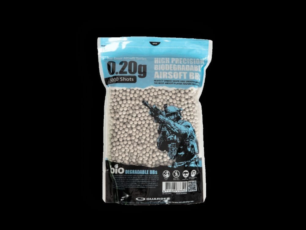 6mm 0,20g Biodegradable Airsoft BBs (5000 rounds, Bag)