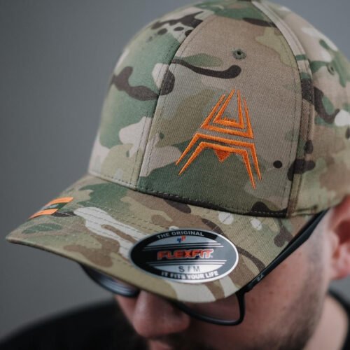 FLEXFIT Cap ANAREUS Spider logo orange - Multicam(R)