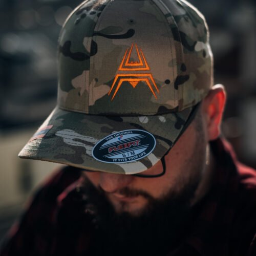 FLEXFIT Cap ANAREUS Spider logo orange - Multicam(R)