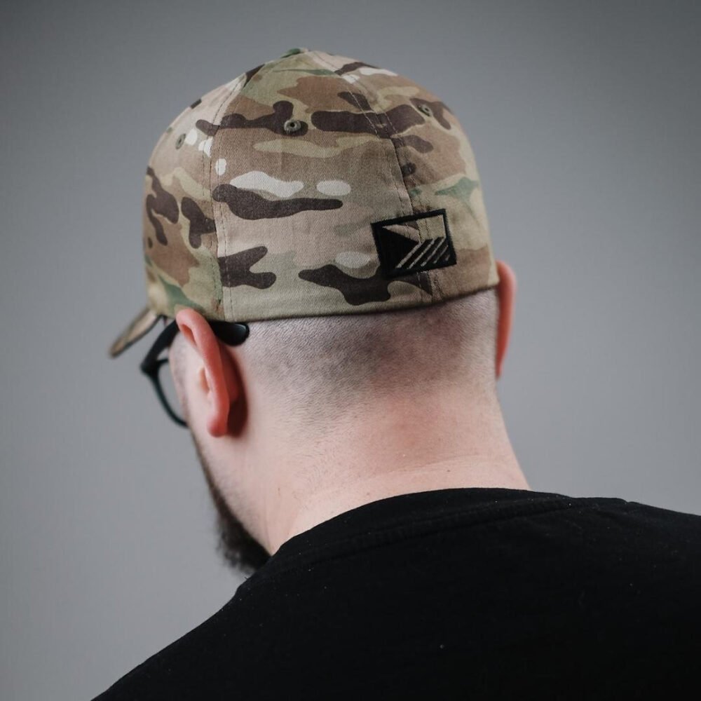 FLEXFIT Cap ANAREUS Spider logo black - Multicam(R)