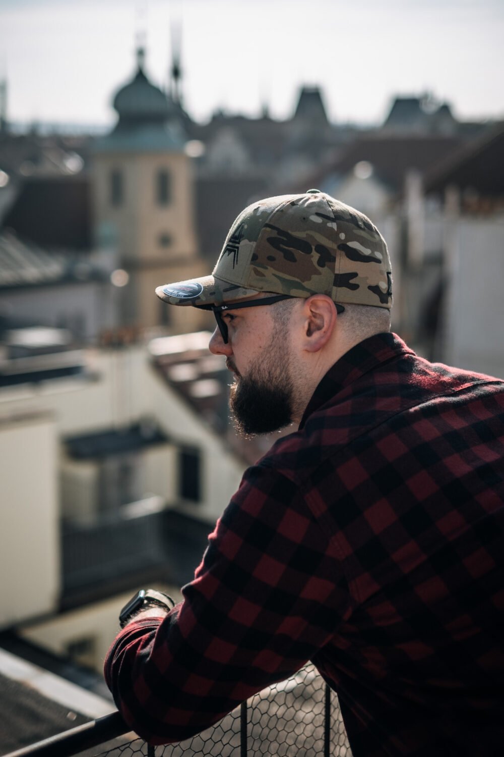 FLEXFIT Cap ANAREUS Spider logo black - Multicam(R)