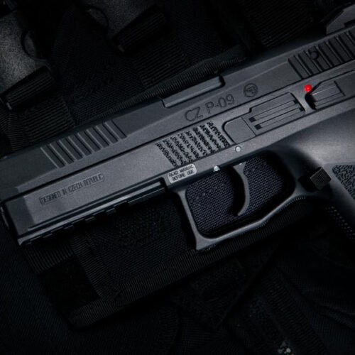 ASG CZ P-09 GBB Pistol with Metal Slide, Hard Case - Black