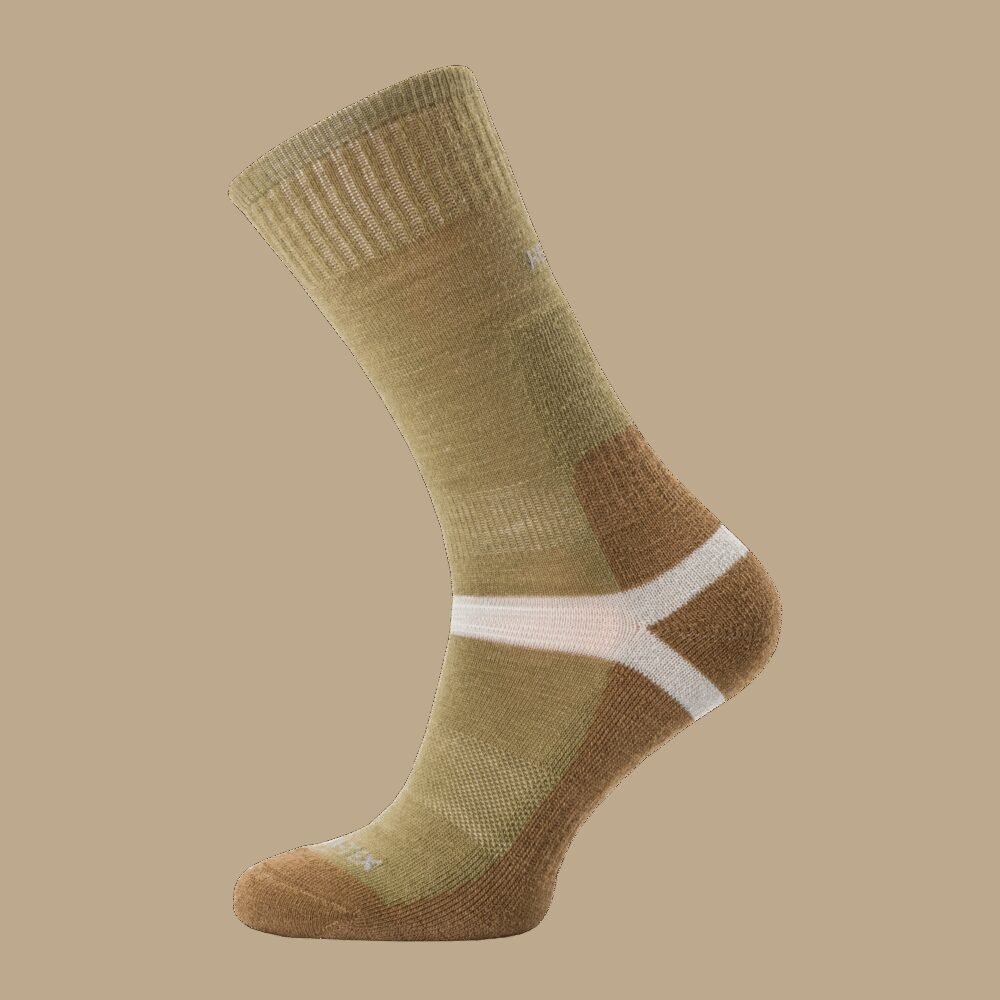 HELIKON MERINO Socks - Green/Coyote
