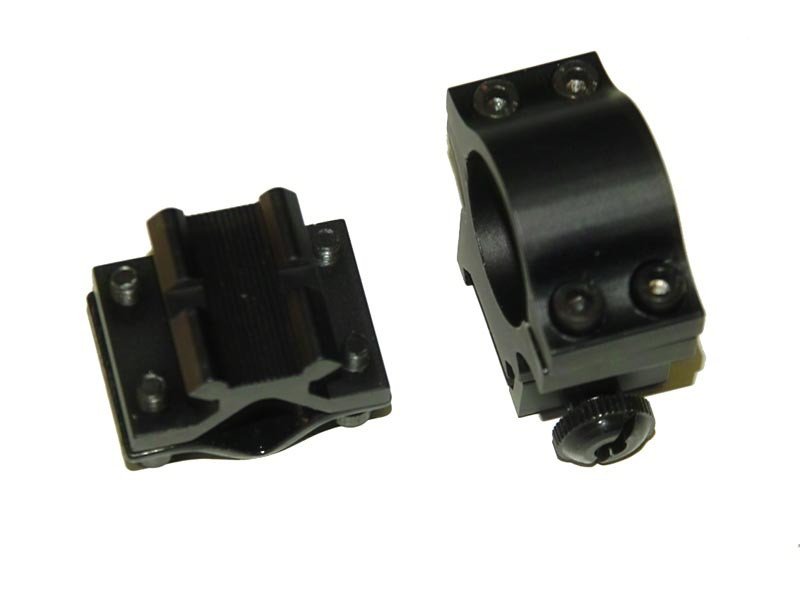 Barrel RIS mount with low 25mm mount ring