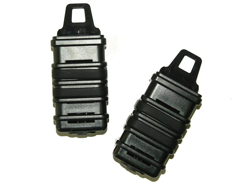 FMA Plastic MOLLE FastMag Pouch for MP7 Magazines, 2 pcs - Black