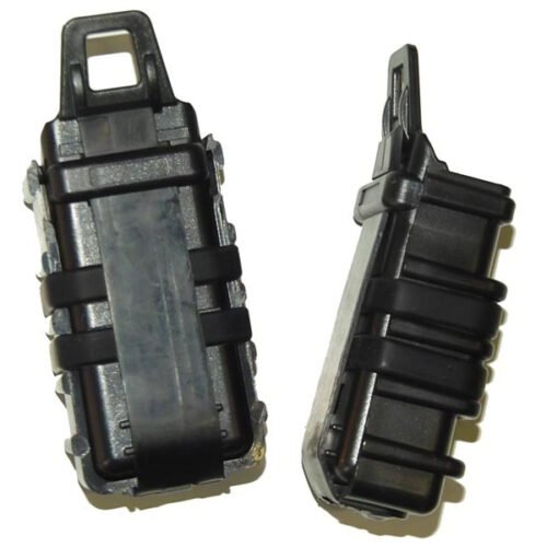 FMA Plastic MOLLE FastMag Pouch for MP7 Magazines, 2 pcs - Black