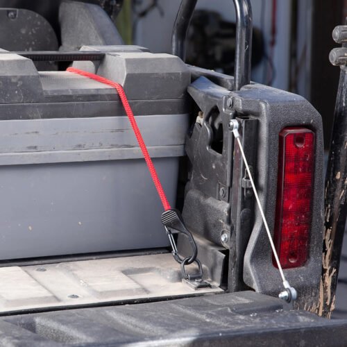 SlideLock(R) Carabiner Bungee - red