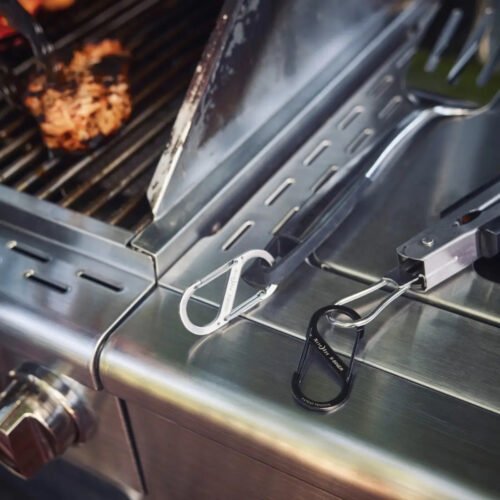 S-Biner(R) Stainless Steel Dual Carabiner, black - size 2