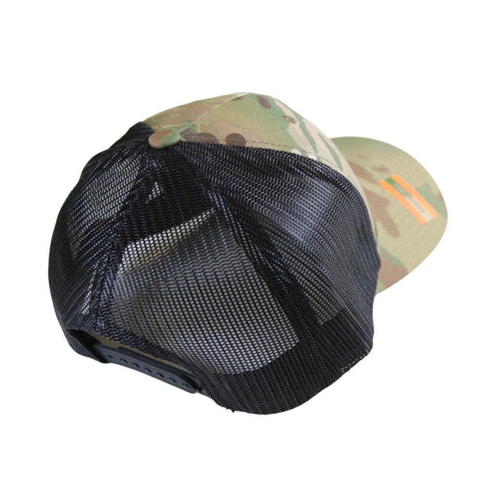 Retro Trucker Cap ANAREUS Spider logo orange - Multicam(R)