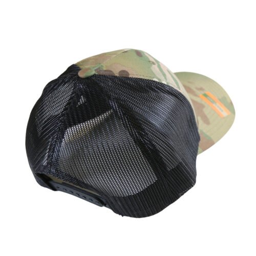 Retro Trucker Cap ANAREUS Spider logo orange - Multicam(R)
