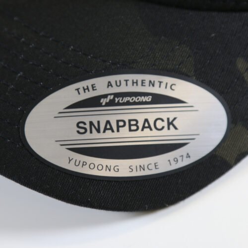 Retro Trucker Cap ANAREUS Spider logo yellow - Multicam BLACK(R)