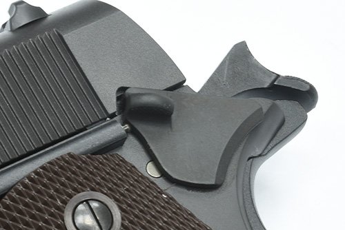 Stainless Thumb Safety For MARUI M1911A1 (Black)