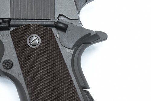 Steel Grip Safety for MARUI M1911A1 (Black)