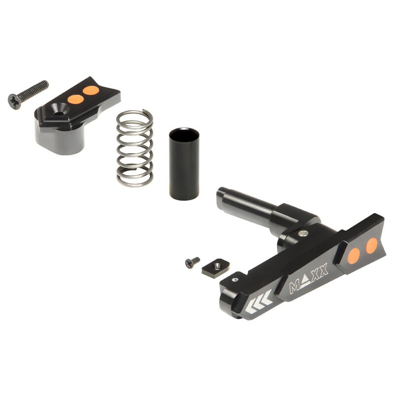 CNC Aluminum Advanced Magazine Release Style A for M4/M16 - Black