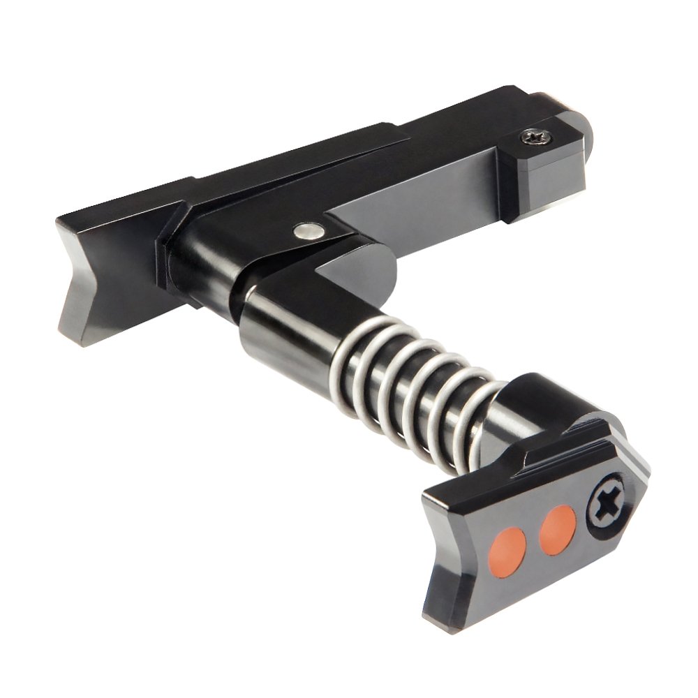 CNC Aluminum Advanced Magazine Release Style A for M4/M16 - Black