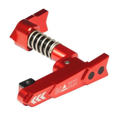 CNC Aluminum Advanced Magazine Release Style A for M4/M16 - Red