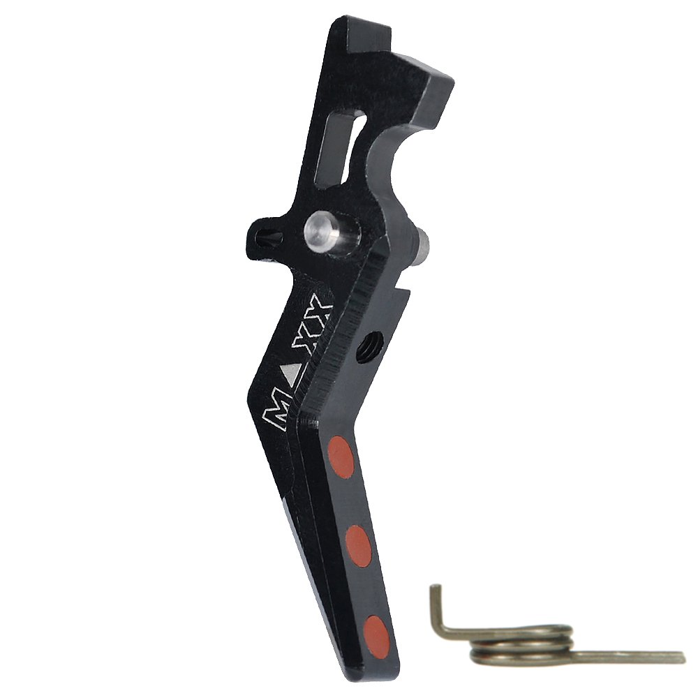 CNC Aluminum Advanced Trigger (Style A) (Black) for M16 AEG Series