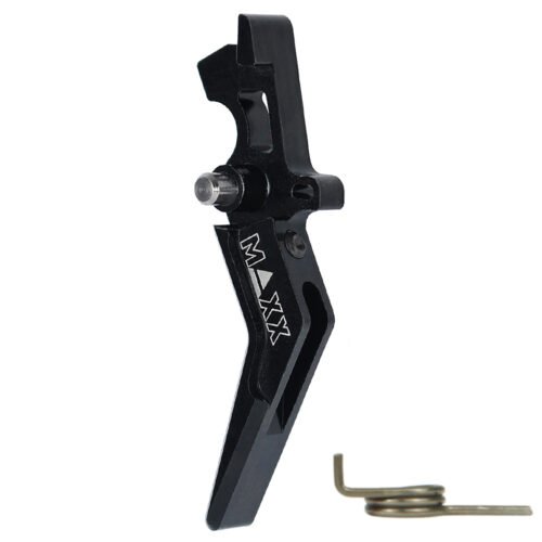 CNC Aluminum Advanced Trigger (Style A) (Black) for M16 AEG Series