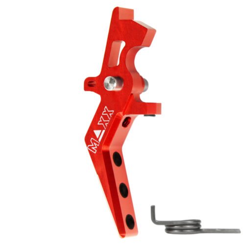 CNC Aluminum Advanced Speed Trigger (Style A) (Red) for M16 AEG Series