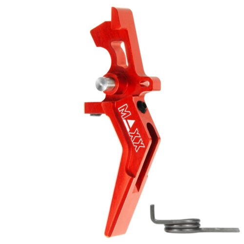 CNC Aluminum Advanced Speed Trigger (Style A) (Red) for M16 AEG Series