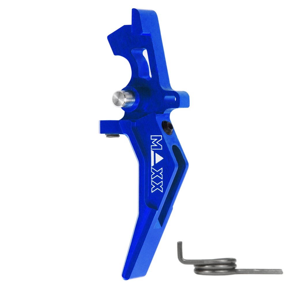 CNC Aluminum Advanced Speed Trigger (Style B) (Blue) for M16 AEG Series