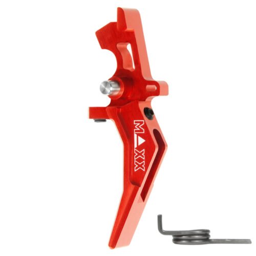 CNC Aluminum Advanced Speed Trigger (Style B) (Red) for M16 AEG Series