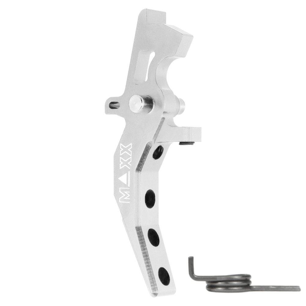 45003 CNC Aluminum Advanced Speed Trigger (Style C) (Silver) for M16 AEG Series