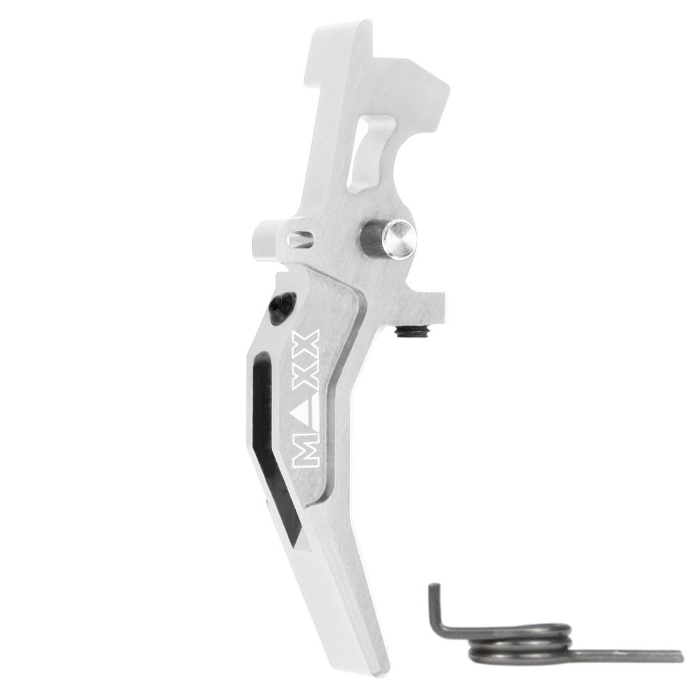 45004 CNC Aluminum Advanced Speed Trigger (Style C) (Silver) for M16 AEG Series