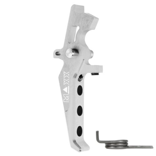 45051 CNC Aluminum Advanced Speed Trigger (Style E) (Silver) for M16 AEG Series