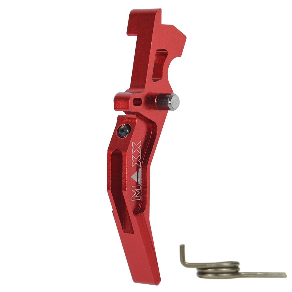 CNC Aluminum Advanced Trigger (Style C) (Red) for M16 AEG Series