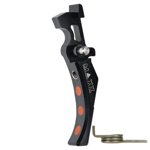 CNC Aluminum Advanced Trigger (Style D) (Black) for M16 AEG Series