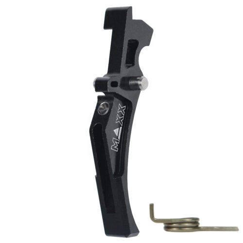 CNC Aluminum Advanced Trigger (Style D) (Black) for M16 AEG Series