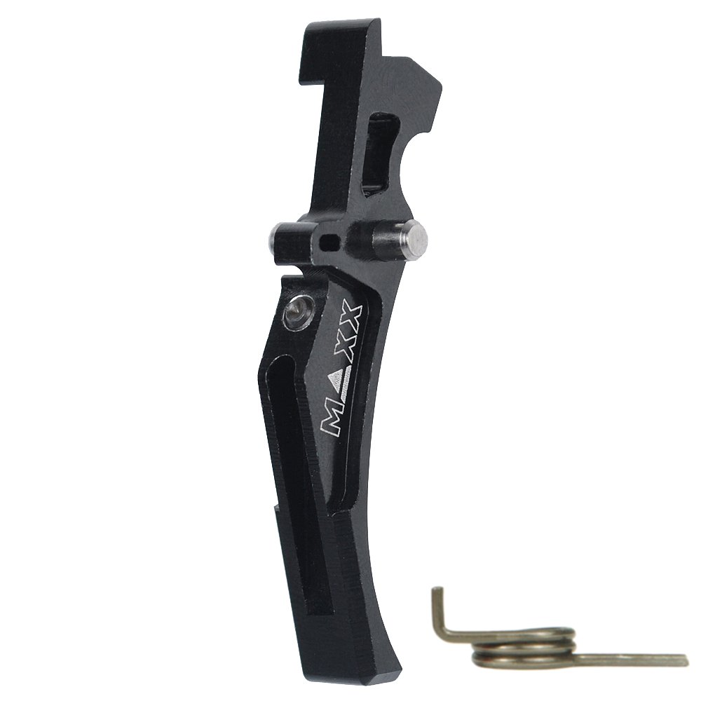 CNC Aluminum Advanced Trigger (Style D) (Black) for M16 AEG Series