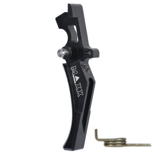 CNC Aluminum Advanced Trigger (Style D) (Black) for M16 AEG Series