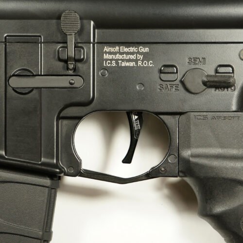 CNC Aluminum Advanced Trigger (Style D) (Black) for M16 AEG Series