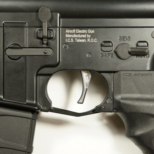 45132 CNC Aluminum Advanced Trigger (Style D) (Silver) for M16 AEG Series