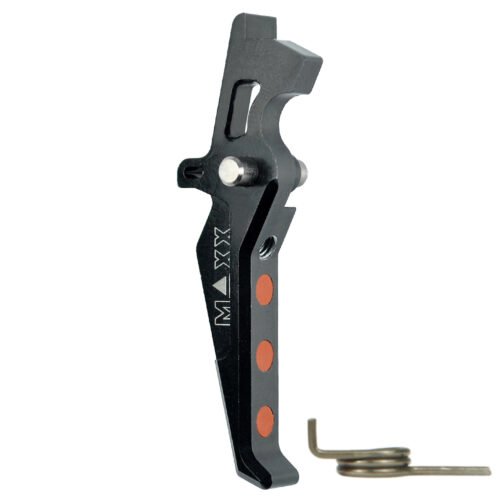 45139 CNC Aluminum Advanced Trigger (Style E) (Black) for M16 AEG Series