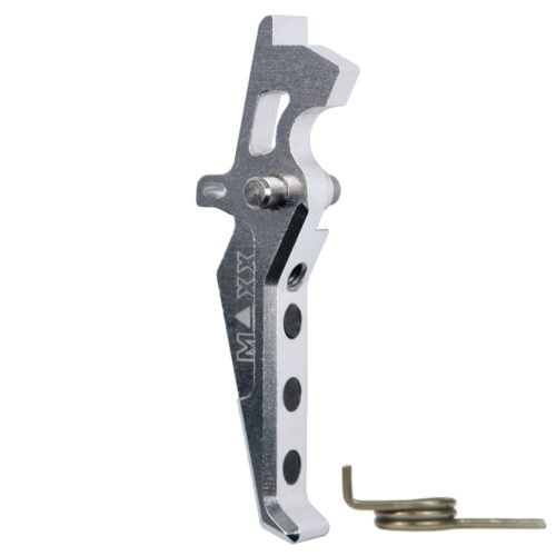 CNC Aluminum Advanced Trigger (Style E) (Silver) for M16 AEG Series