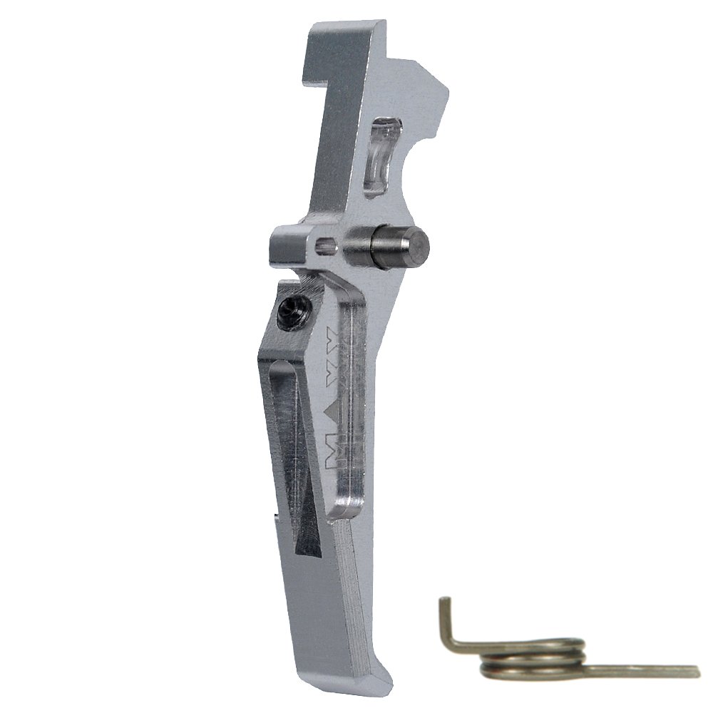 CNC Aluminum Advanced Trigger (Style E) (Silver) for M16 AEG Series