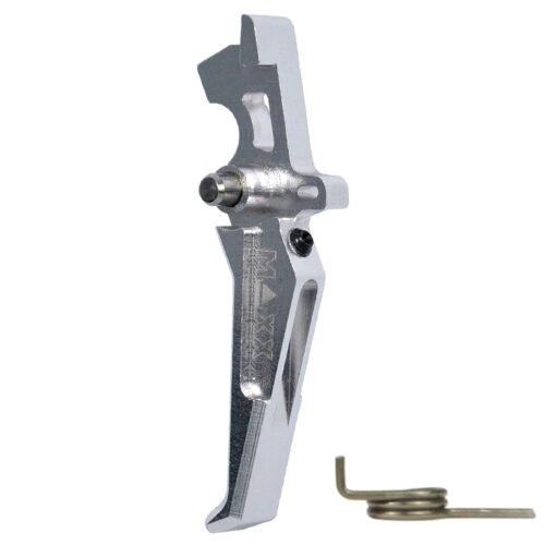 CNC Aluminum Advanced Trigger (Style E) (Silver) for M16 AEG Series