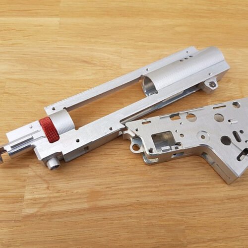 CNC Split gearbox v.2 with int. Hop Up Chamber - QSC 8mm