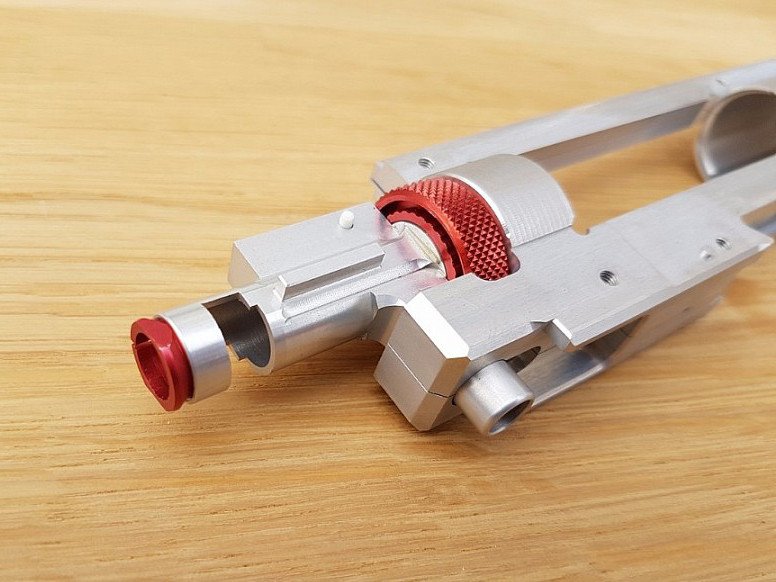 CNC Split gearbox v.2 with int. Hop Up Chamber - QSC 8mm