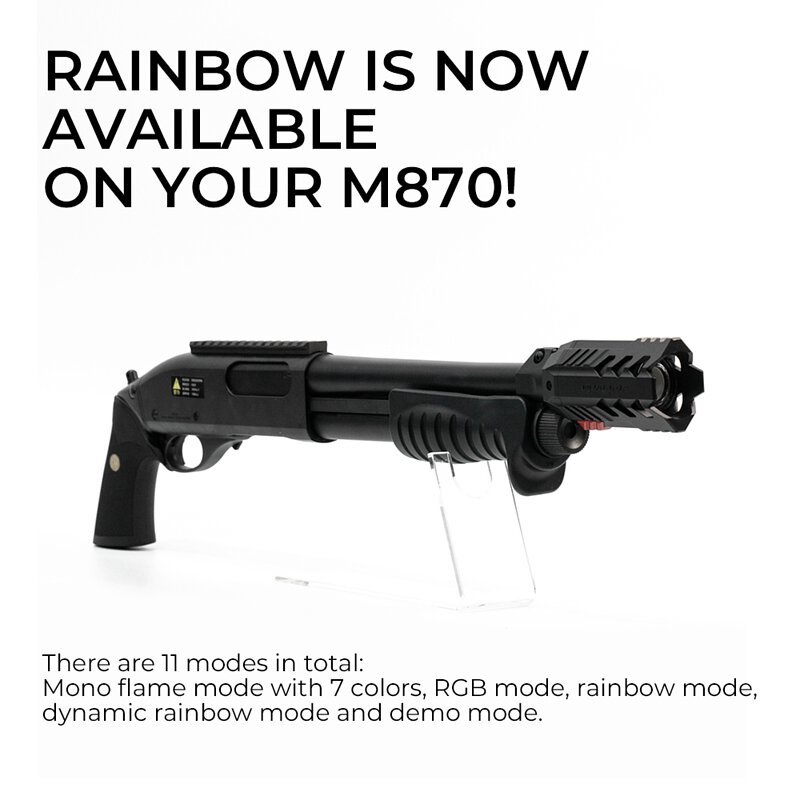 AceTech QUARK R (BIFROST) Tracer Unit with Flashlight - Black