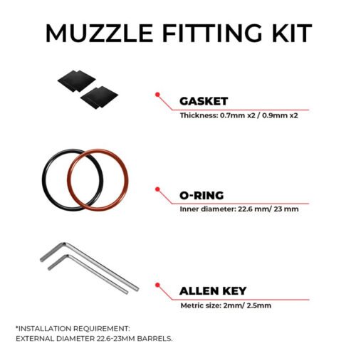 AceTech QUARK R (BIFROST) Tracer Unit with Flashlight - Black