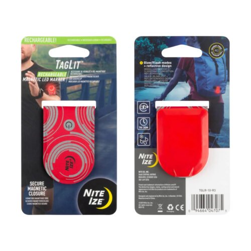 46027 TagLit(TM) Rechargeable Magnetic LED Marker - red