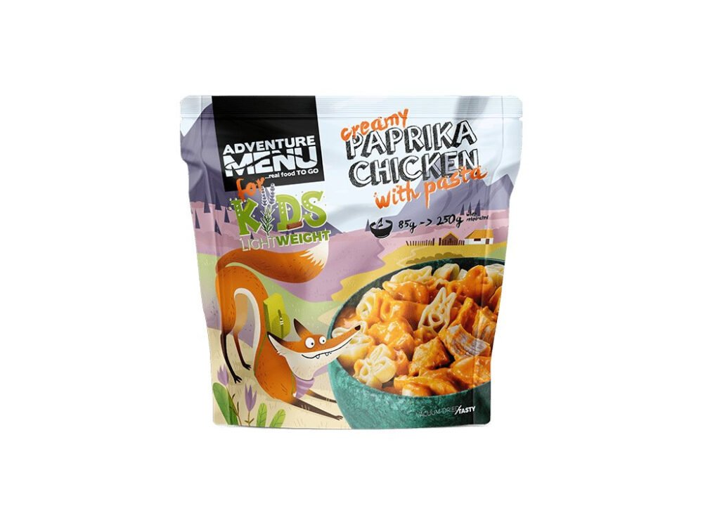 KIDS Lightweight Creamy paprika chicken with pasta 250g