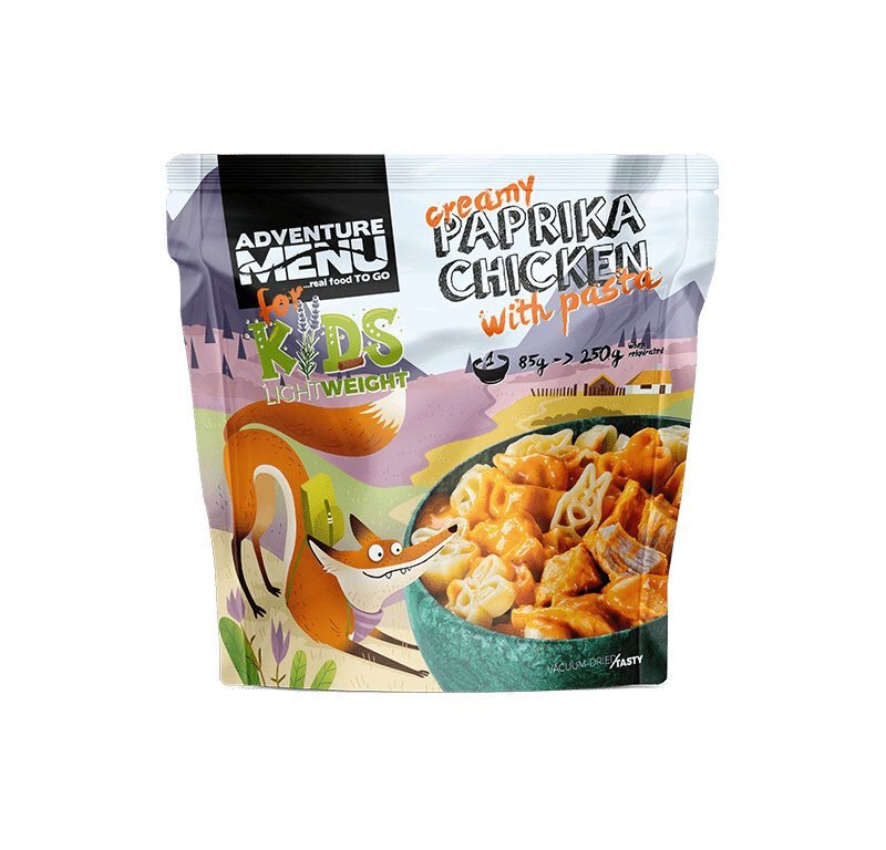 KIDS Lightweight Creamy paprika chicken with pasta 250g