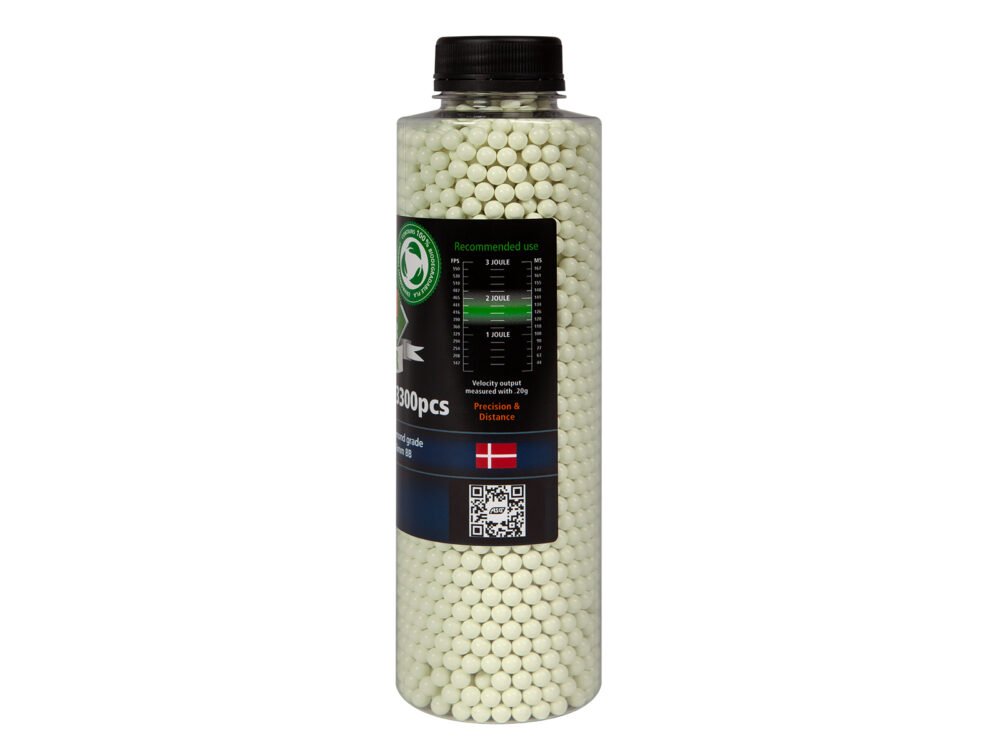 ASG BIO Open Blaster Tracer BBs 0.30g, 3300 BBs - Green (Tracer)